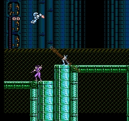 une photo d'Ã©cran de Blue Shadow sur Nintendo Nes